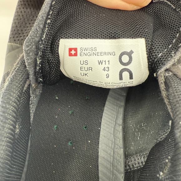 On Cloud X Women's Running Shoes Black W11 EUR 43 Swiss Engineering READ - Picture 9 of 12